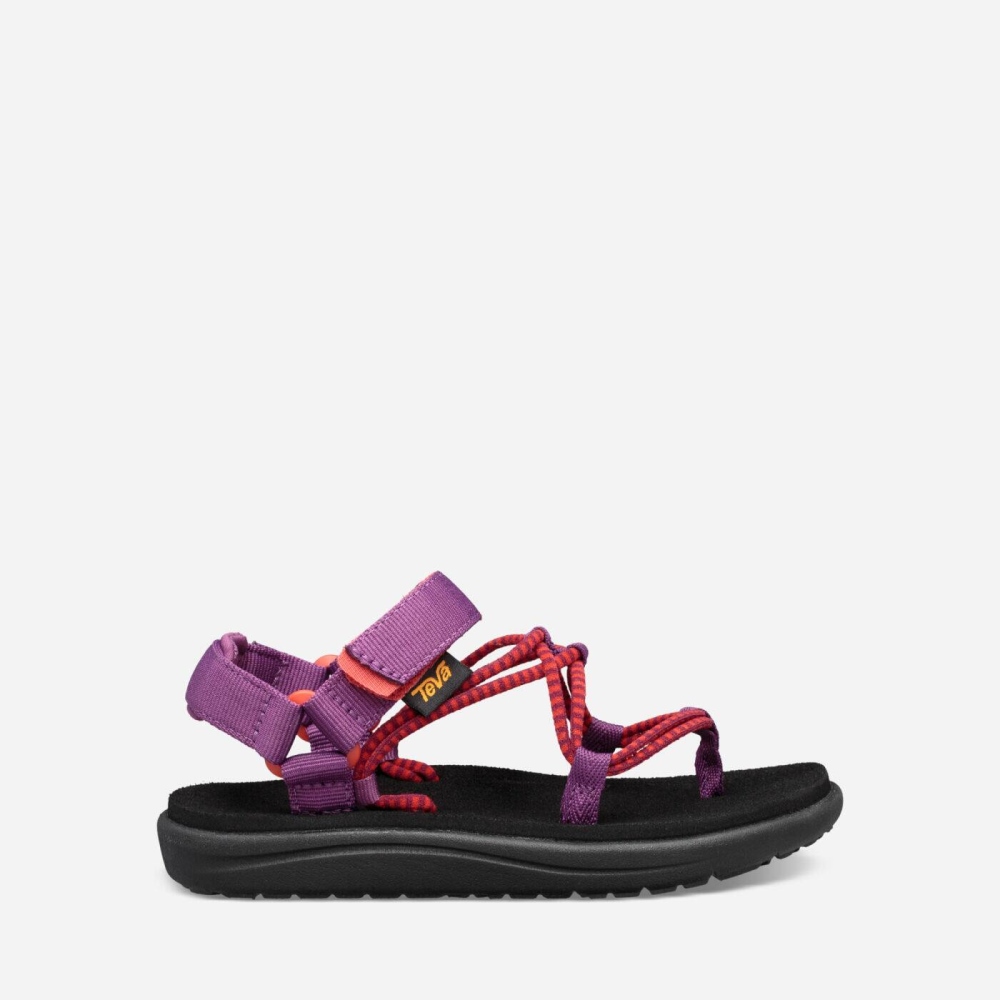 Kids' Teva Voya Infinity Hiking Sandals Purple Red | 291347SWU