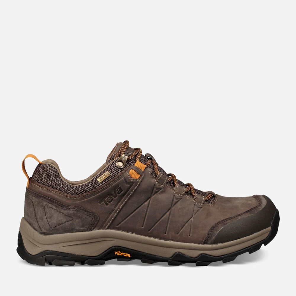 Men's Teva Arrowood Riva WP Hiking Shoes Brown | 378265KCR