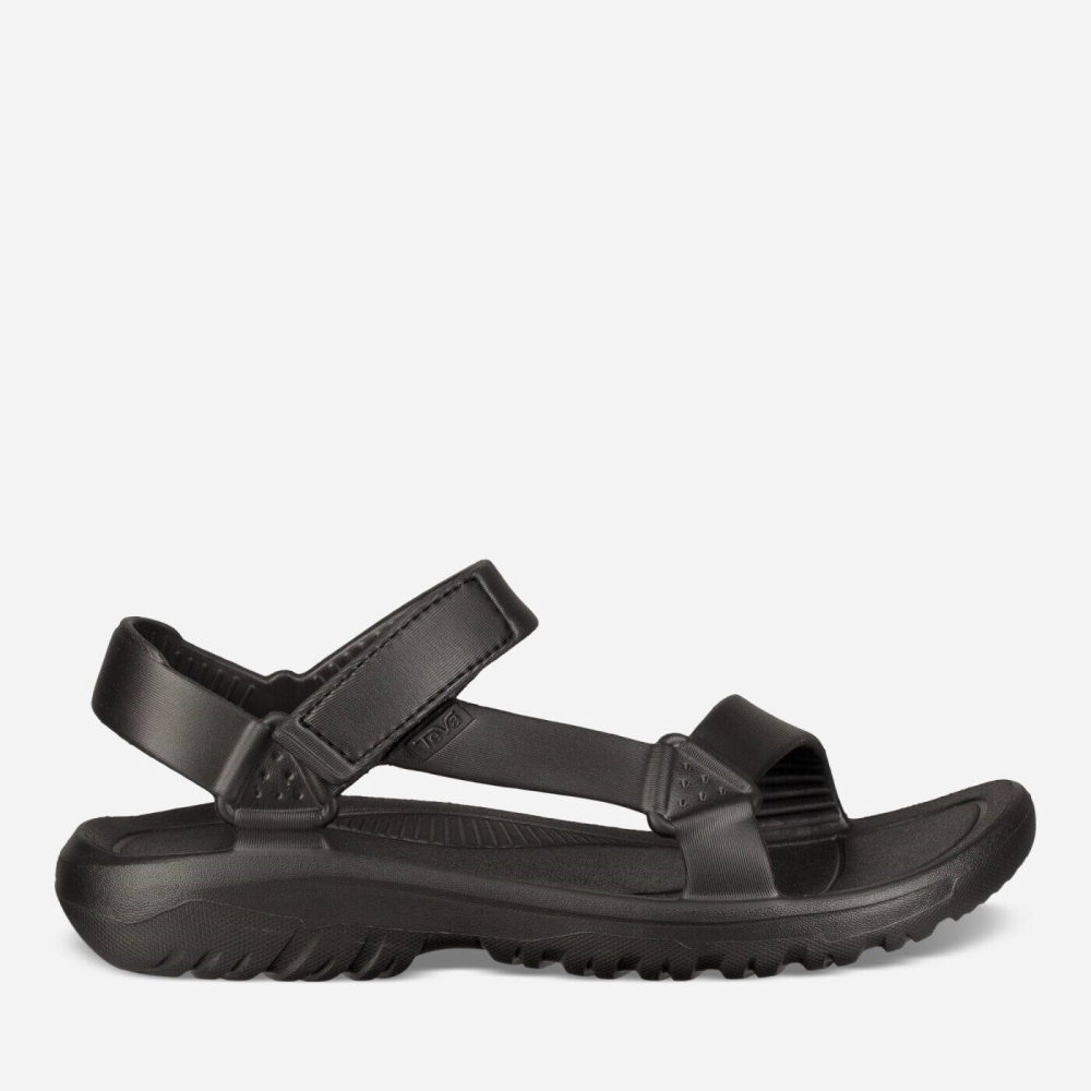 Men's Teva Hurricane Drift Sandals Black | 682530MNA