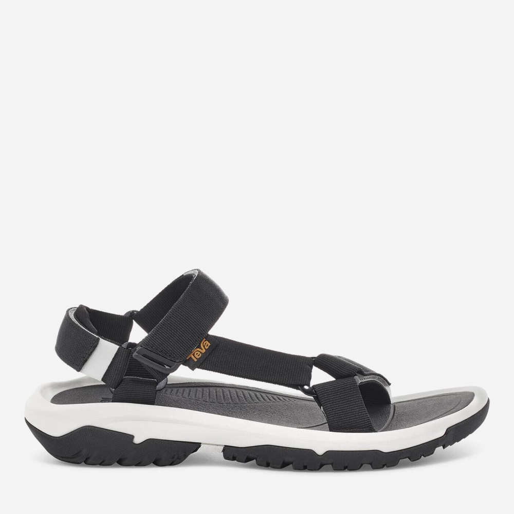 Men's Teva Hurricane XLT2 Hiking Sandals Black White | 160428IOQ