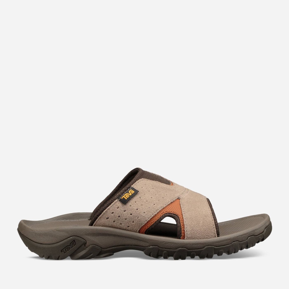 Men's Teva Katavi 2 Slide Hiking Sandals Brown | 384150UNP