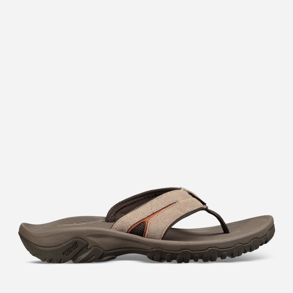 Men's Teva Katavi 2 Thong Hiking Sandals Brown | 490263CEY