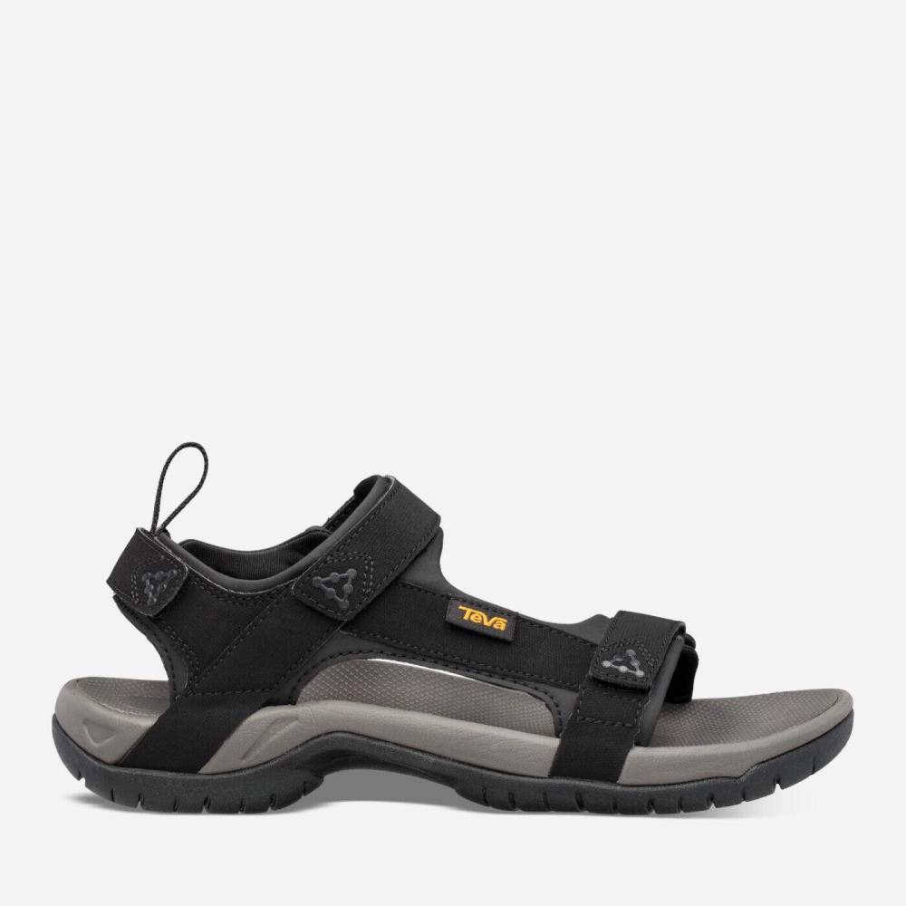 Men's Teva Meacham Hiking Sandals Black | 792340XTW