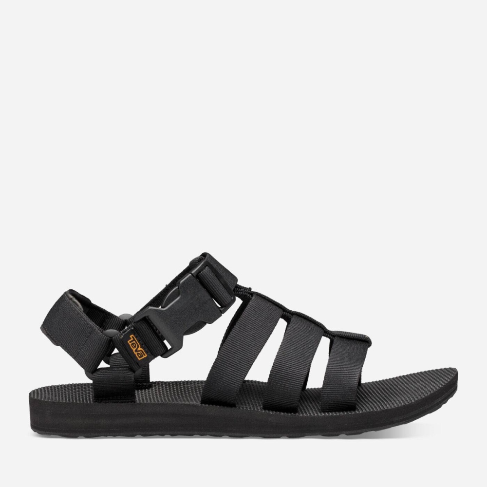 Men's Teva Original Dorado Hiking Sandals Black | 679408ICG