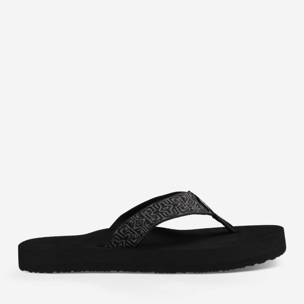 Men's Teva Original Mush Flip Flops Black | 820341IMG