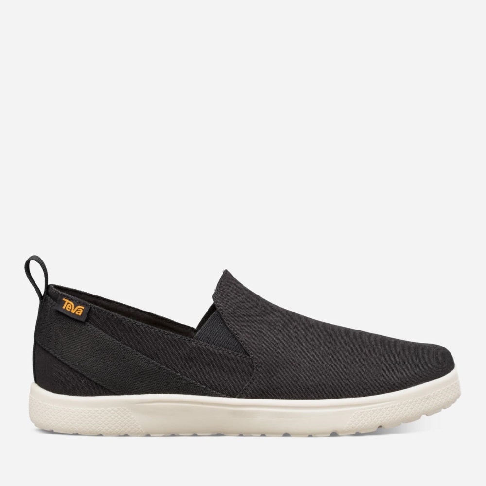 Men's Teva Voya Slip On Slip On Shoes Black | 813294LXJ