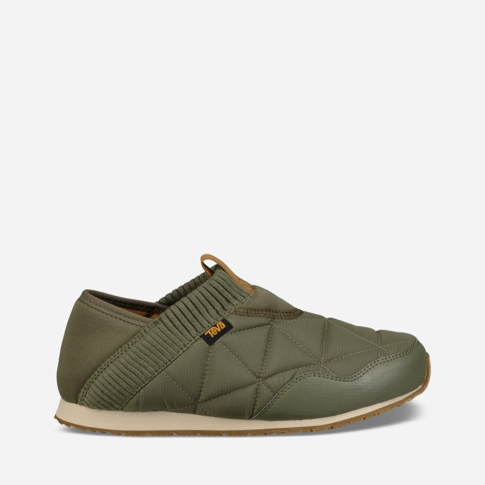 Women's Teva Ember Moc Slip On Shoes Olive | 654182DCV