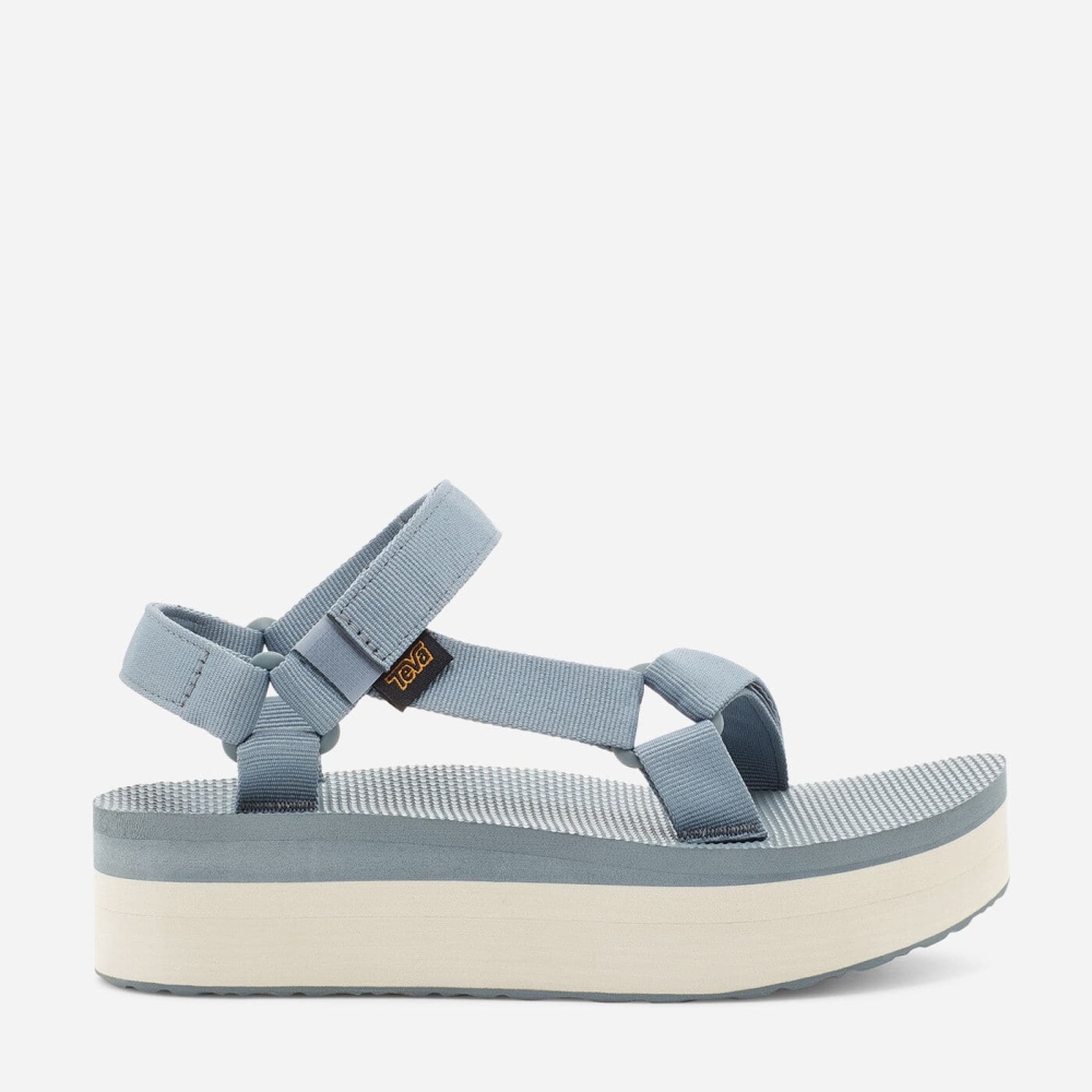 Women's Teva Flatform Universal Flatform Sandals Light Blue | 802531QKH