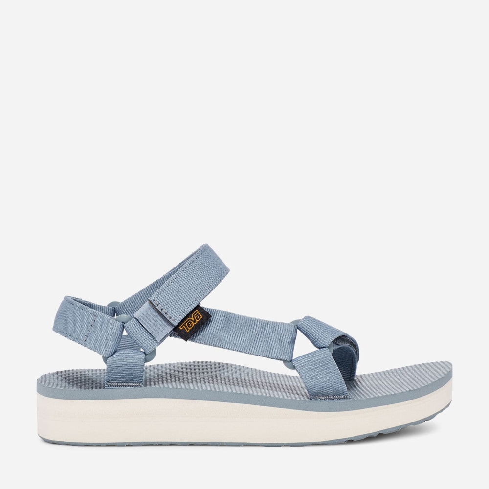 Women's Teva Midform Universal Flatform Sandals Light Blue | 635089DWZ