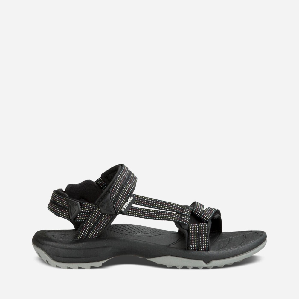 Women's Teva Terra Fi Lite Hiking Sandals Black Grey | 586930PZN