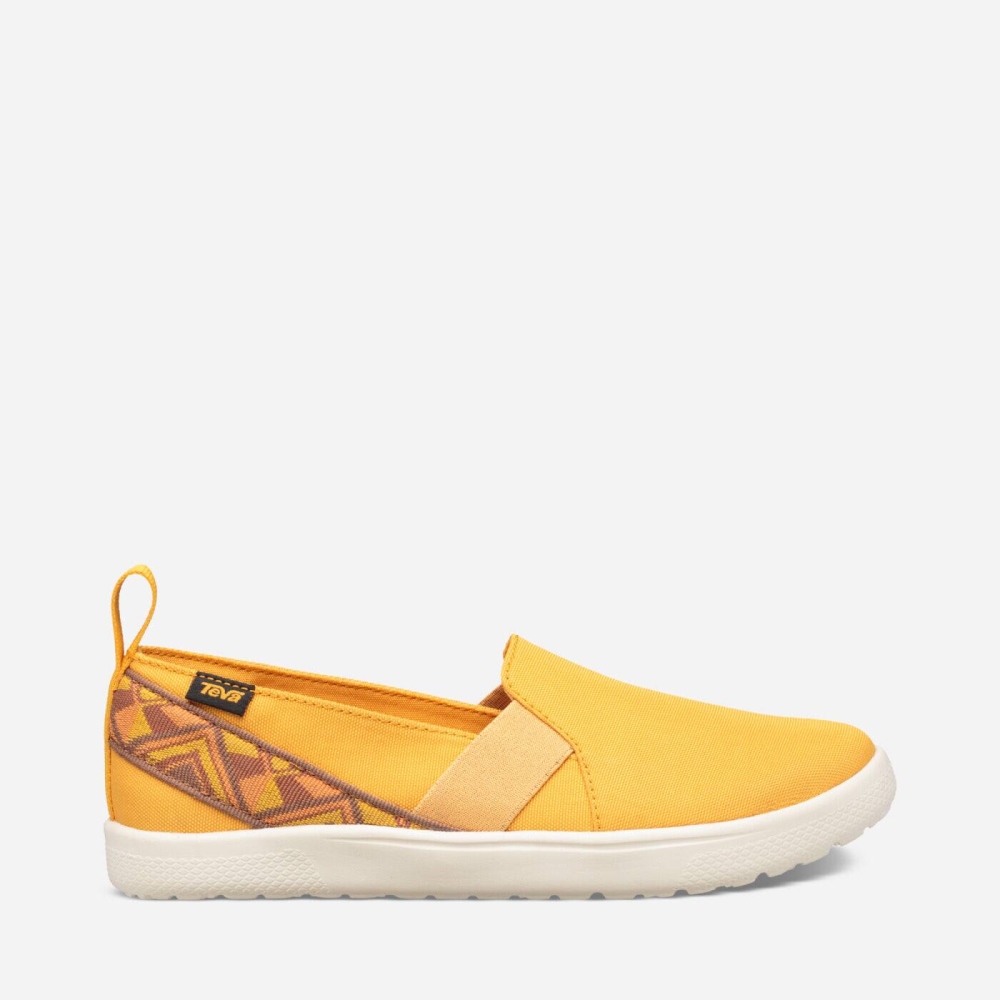 Women's Teva Voya Slip On Shoes Yellow | 289137NIF